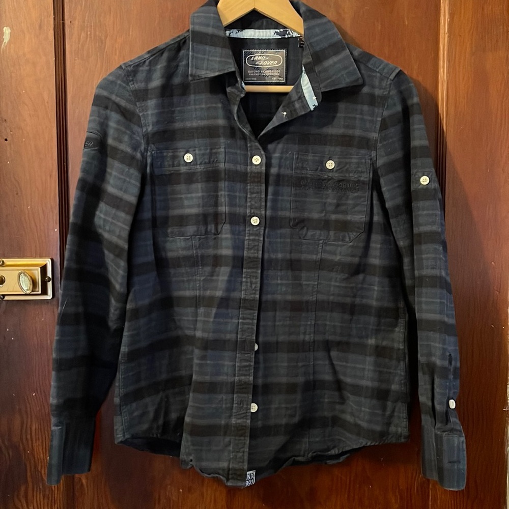 Women’s Land Rover flannel plaid shirt UK size 12